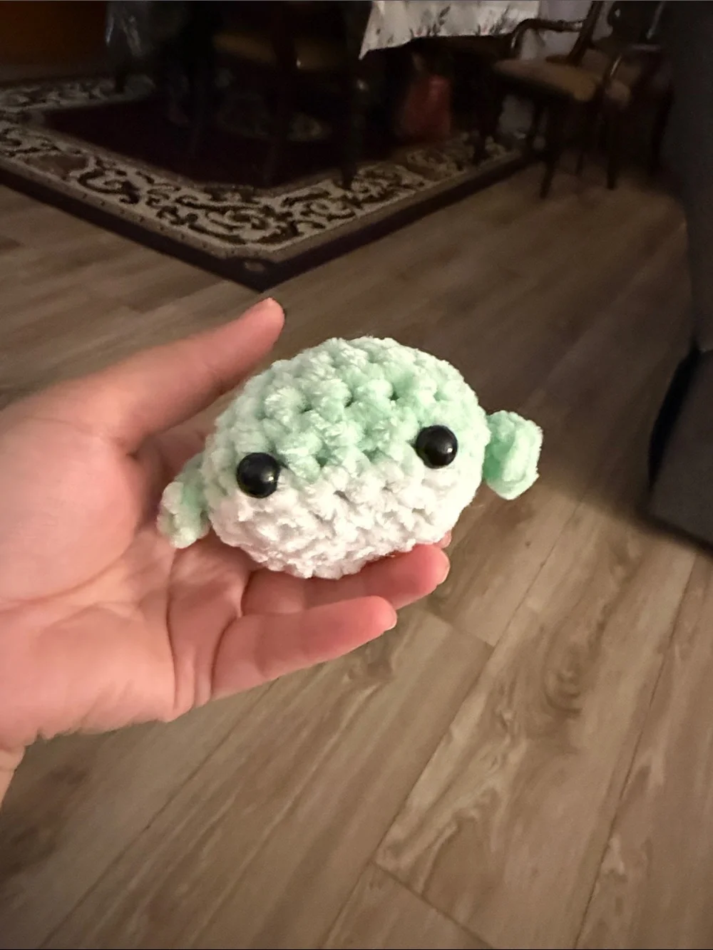 Handmade Plush Small Pet Toy - Mint Green Cozy Chew Plush